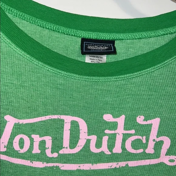 Green Von Dutch Longsleeve tee - Picture 2 of 3